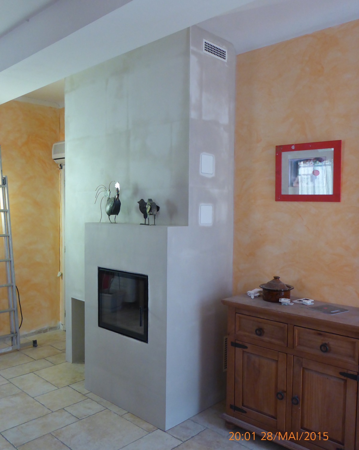 Second view of the pale rendered monolithic heater