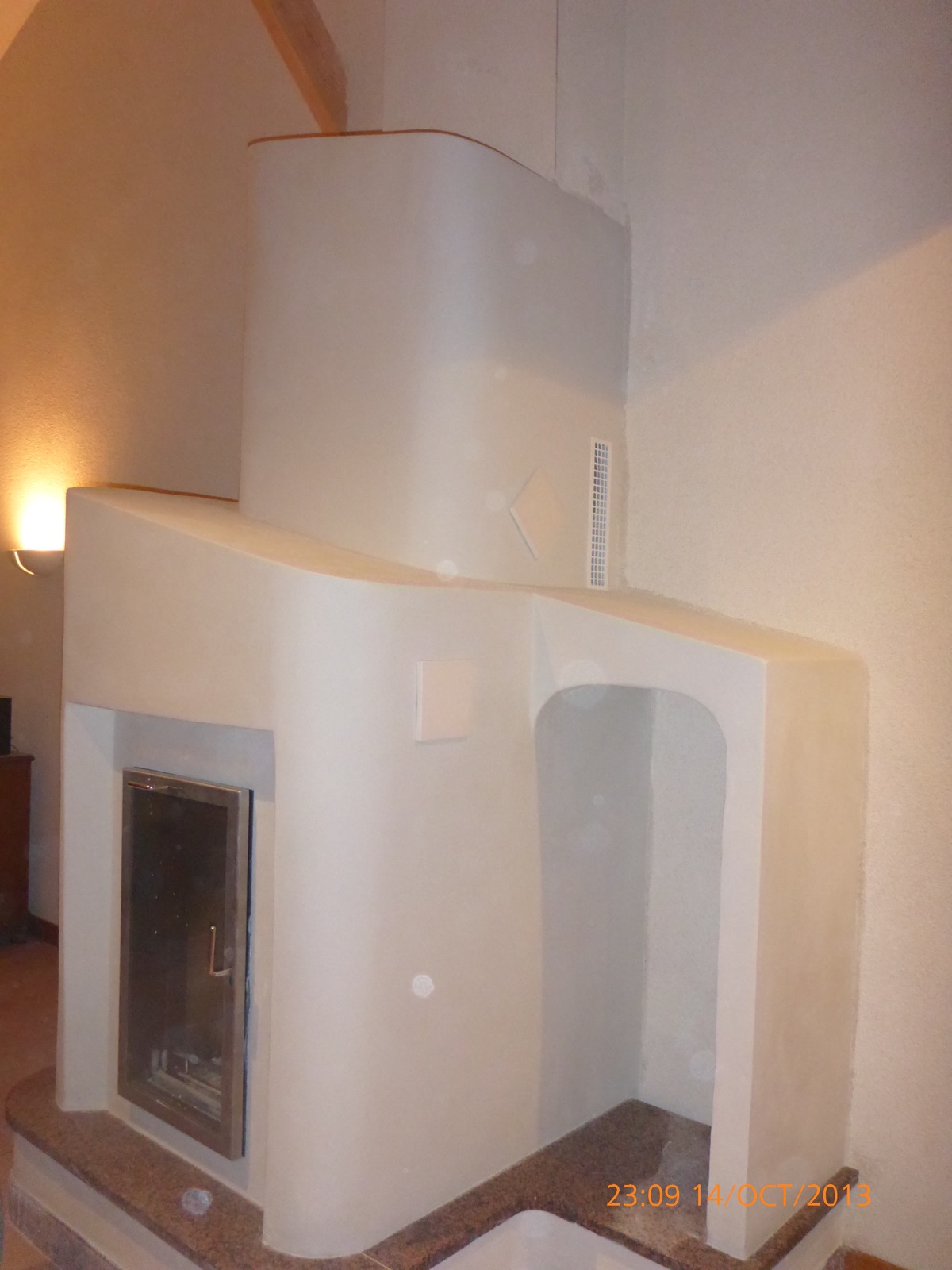 Soft forms and granite shelves