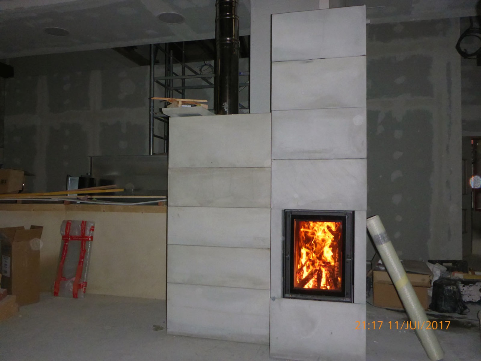 First fire at the Les Boutours eco-nursery school
